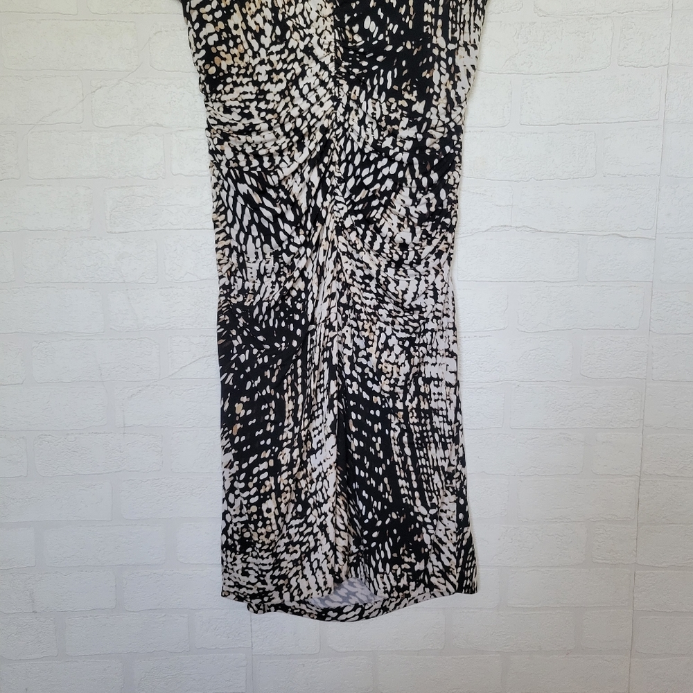 Cache Ruched Studded Cutout Dress - Picture 6 of 8